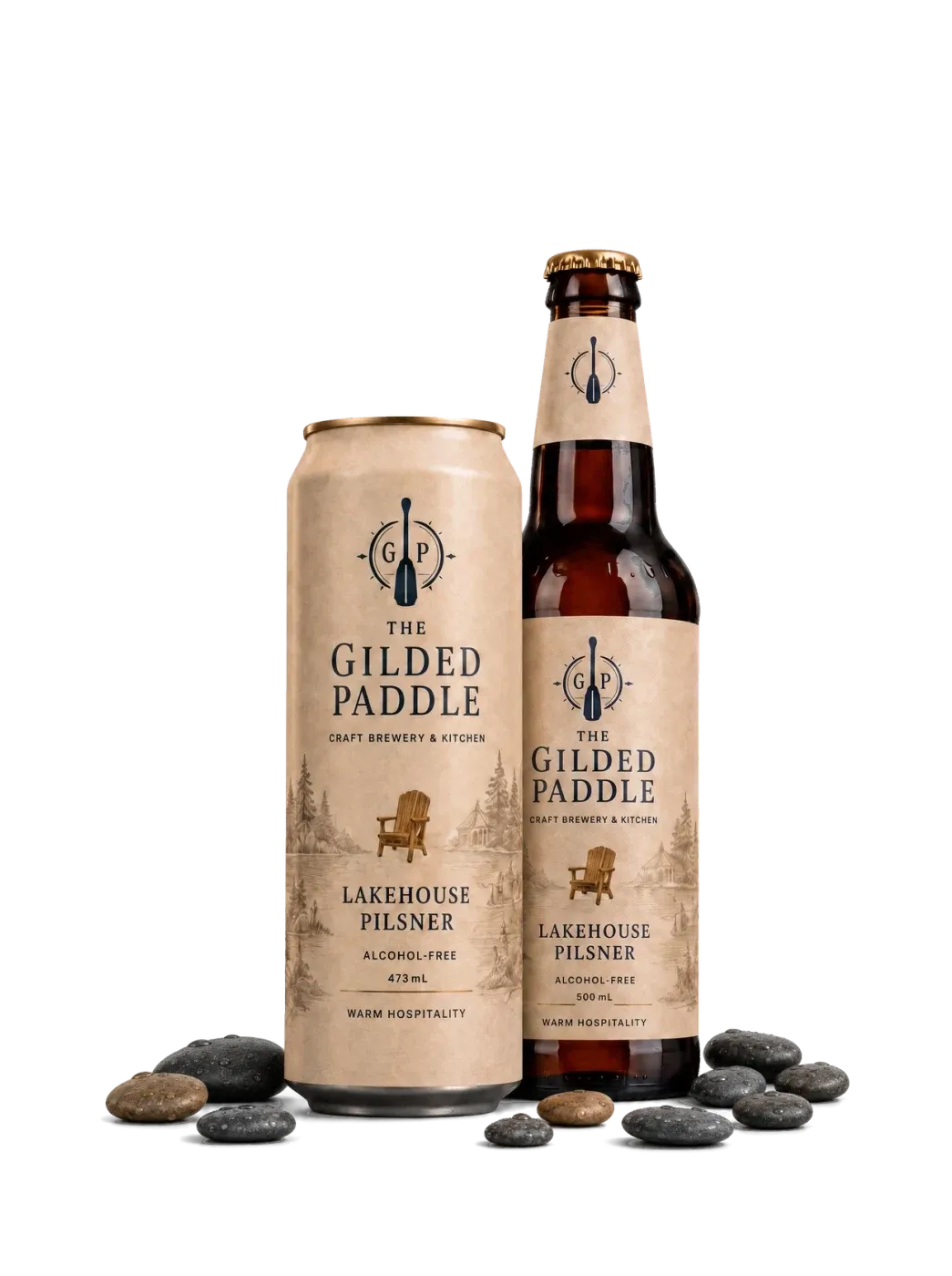 Lakehouse Pilsner — pilsner — can and bottle